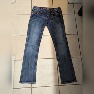 Rock Revival Blue Straight Leg Jeans